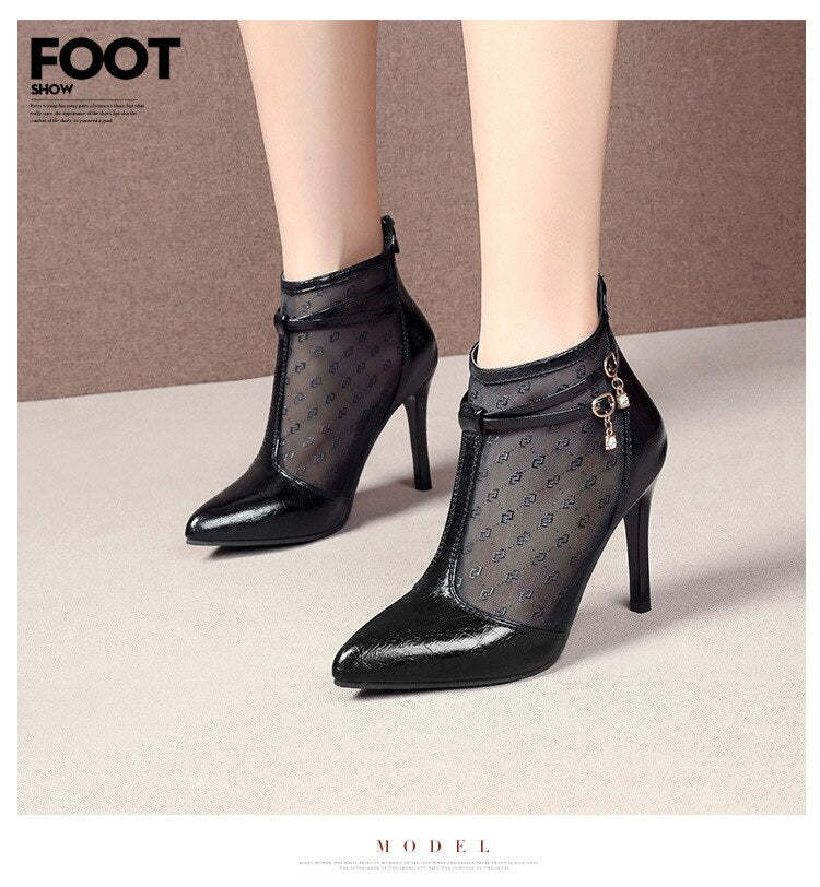 Autumn winter boots women boots stiletto high heel ankle boots ankle boots