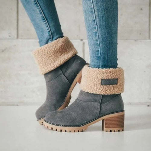 Winter New Women Boots Outdoor Keep Warm High