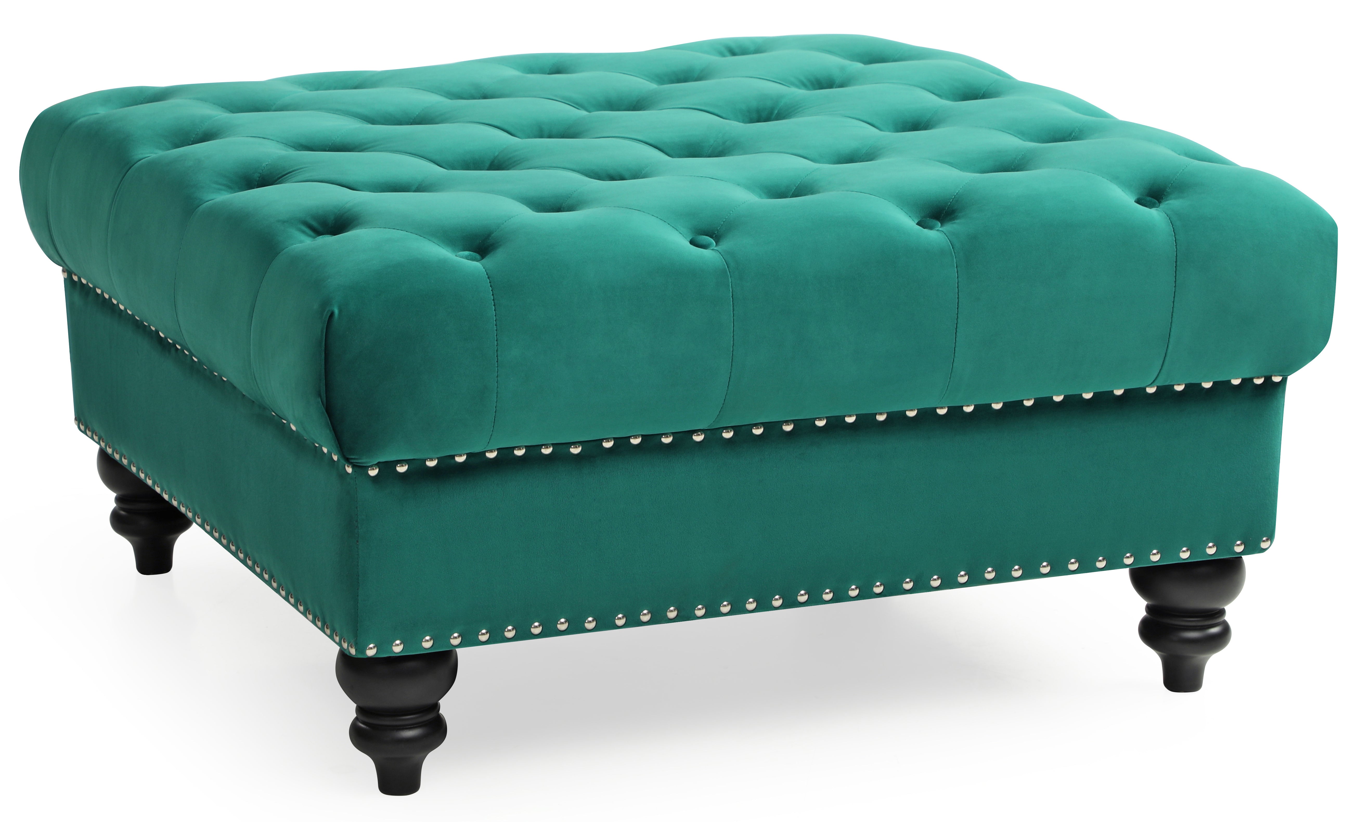 Glory Furniture Nola G0352-O Ottoman , GREEN