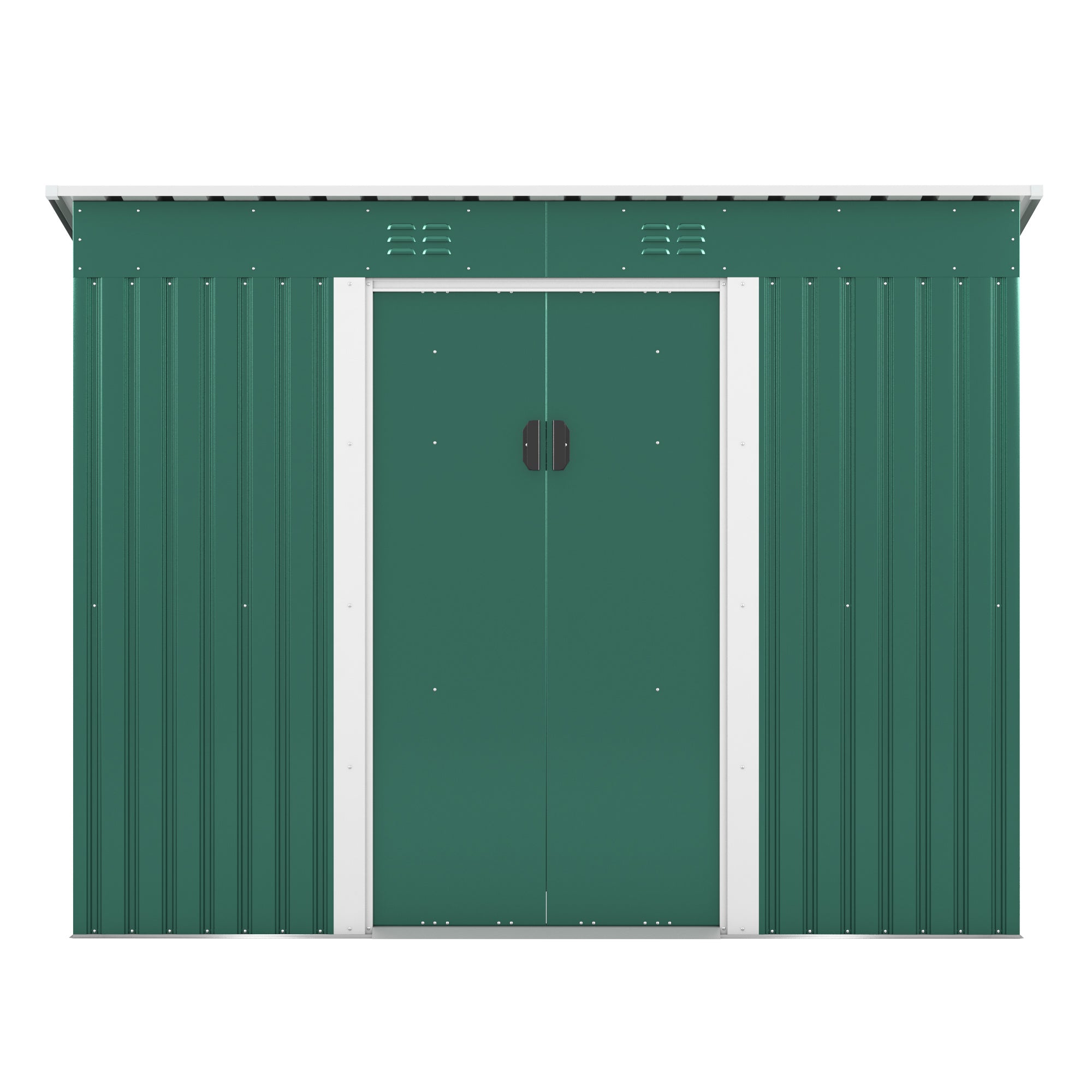 4.2'x9.1'ft Outdoor Storage Shed - Green