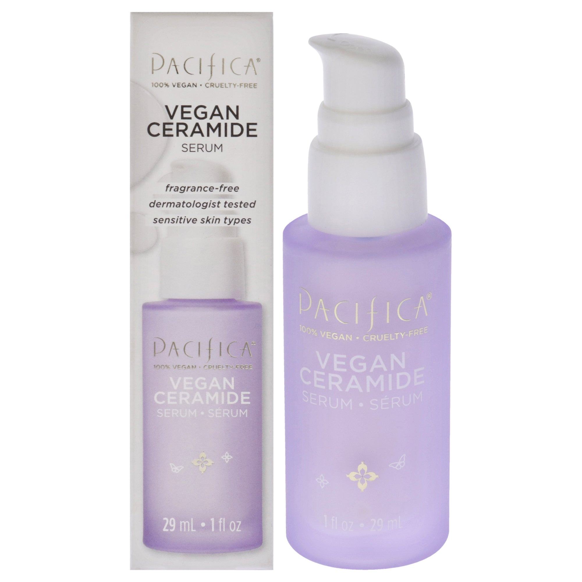 Vegan Ceramide Serum by Pacifica for Women - 1 oz Serum