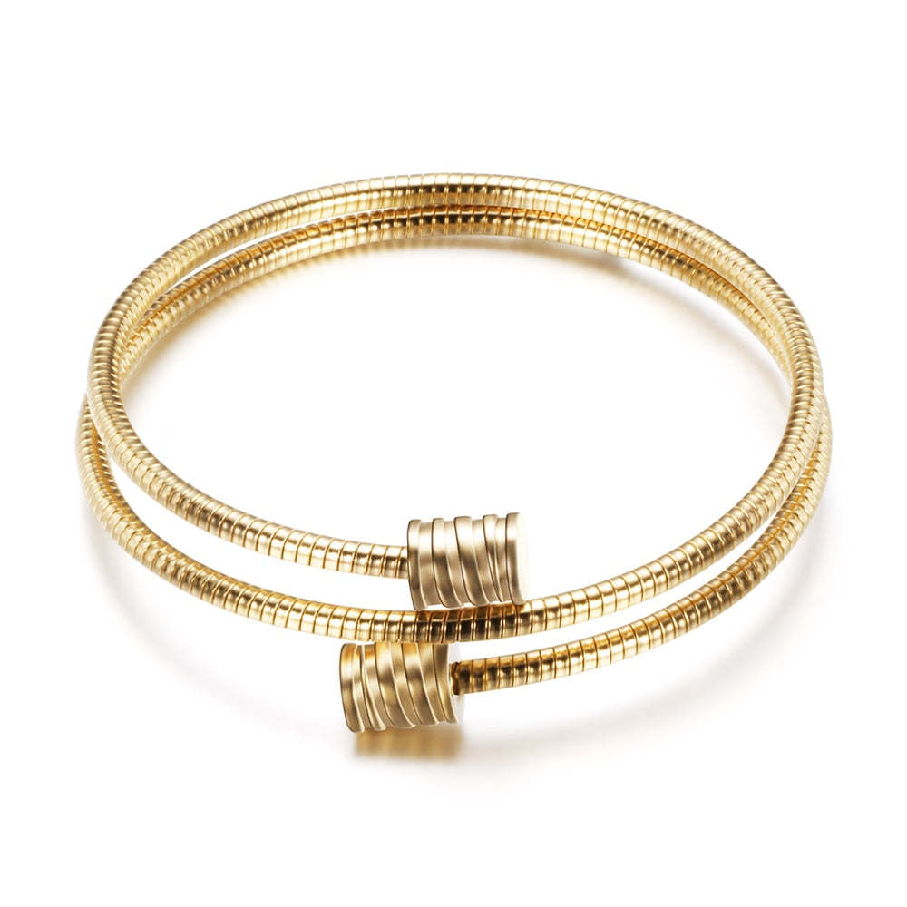 3 Colors lockable Braclets Bangles For Women Hot Selling Brand Jewelry 316L Stainless Steel Bracelet and Bangle Adjustable