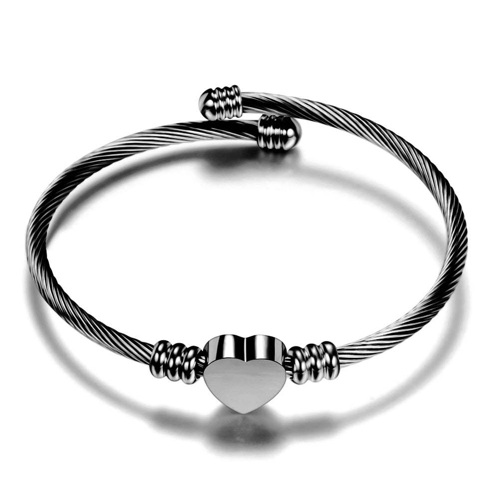3 Colors lockable Braclets Bangles For Women Hot Selling Brand Jewelry 316L Stainless Steel Bracelet and Bangle Adjustable