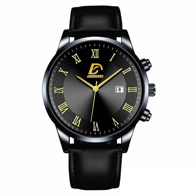 2023 Luxury Fashion Men's Minimalist Watches Luxury Stainless Steel Mesh Belt Quartz Watch Men Business Casual Clock reloj hombre