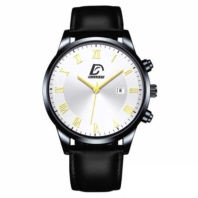 2023 Luxury Fashion Men's Minimalist Watches Luxury Stainless Steel Mesh Belt Quartz Watch Men Business Casual Clock reloj hombre