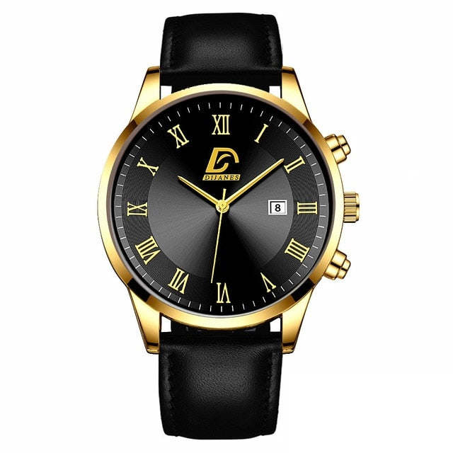 2023 Luxury Fashion Men's Minimalist Watches Luxury Stainless Steel Mesh Belt Quartz Watch Men Business Casual Clock reloj hombre
