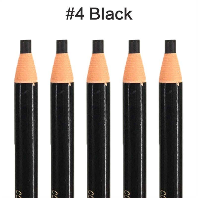 5pcs/Set Eyebrow Pencil Makeup Eyebrow Enhancers Cosmetic Art Waterproof Tint Stereo Types Coloured Beauty Tools