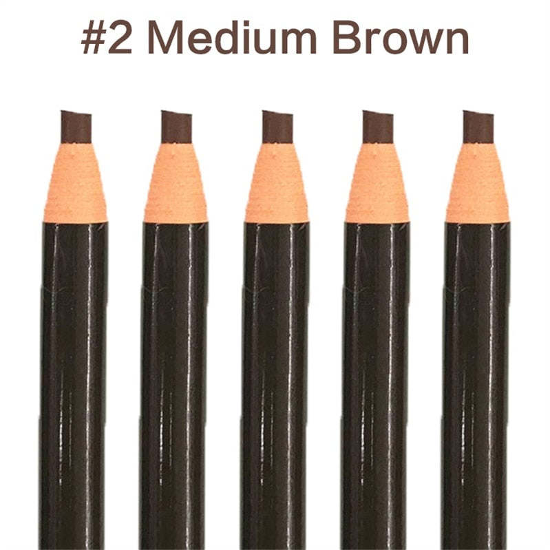 5pcs/Set Eyebrow Pencil Makeup Eyebrow Enhancers Cosmetic Art Waterproof Tint Stereo Types Coloured Beauty Tools