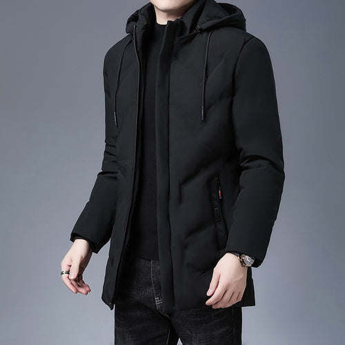 Top Quality New Brand Hooded Casual Fashion Long Thicken Outwear
