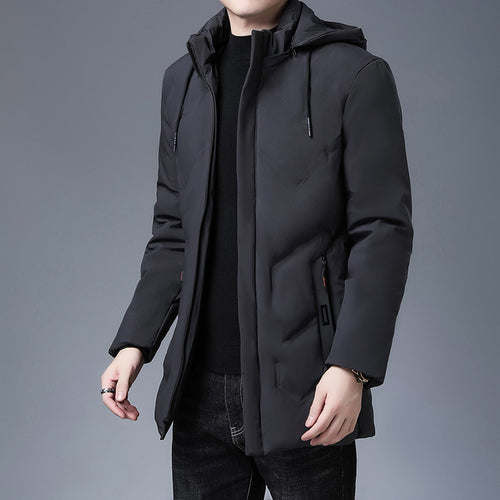 Top Quality New Brand Hooded Casual Fashion Long Thicken Outwear