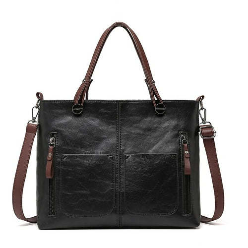 Gykaeo Luxury Handbags Women Bags Designer Vintage Tote Bag Ladies PU
