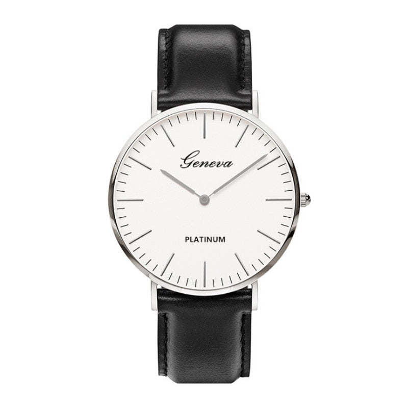 2024 Men's Watch Fashion Casual Ultra Thin Watches Simple Men Business Leather Quartz Wristwatch Clock Luxury