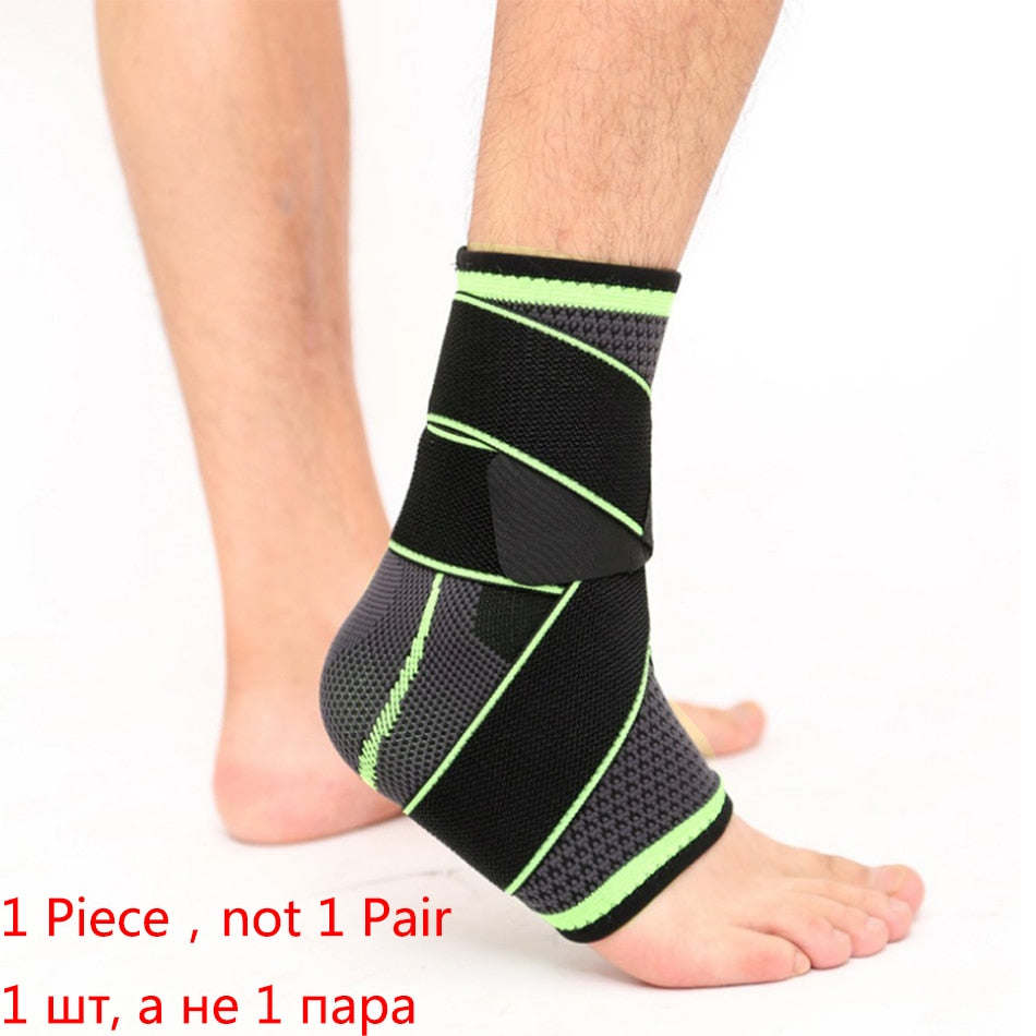 1 PC Sports Ankle Brace Compression Strap Sleeves Support 3D Weave Elastic Bandage Foot Protective Gear