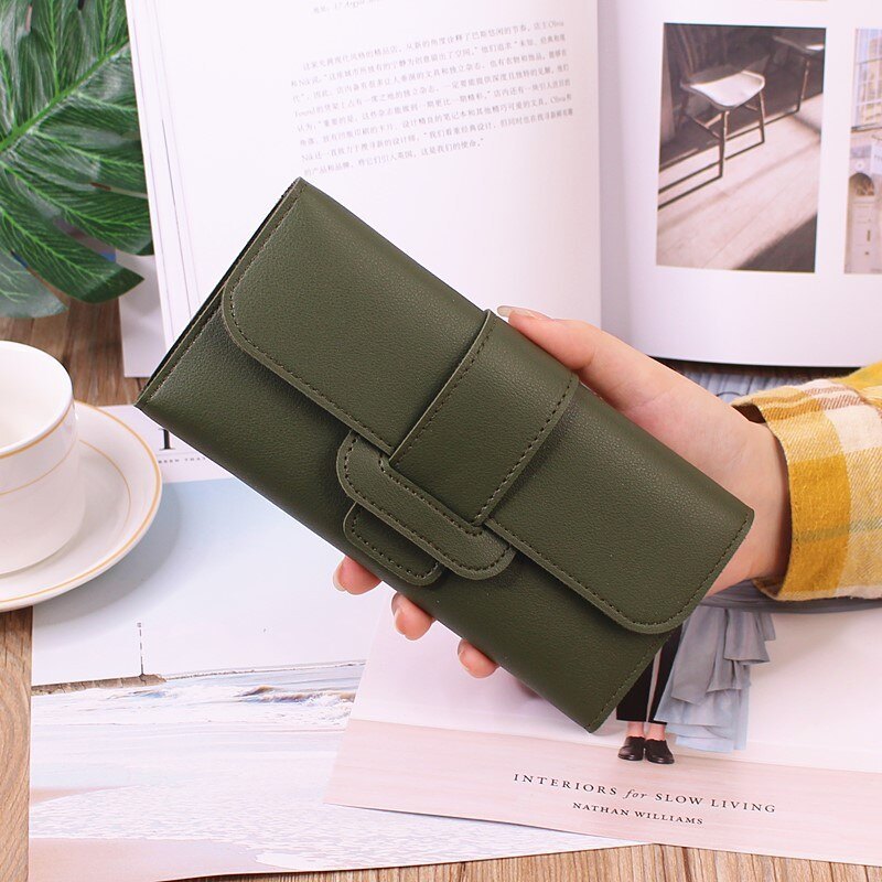 2024 Long Women Wallets Free Name Customized Lady's Fashion Quality PU Female Wallet Photo Women Purse