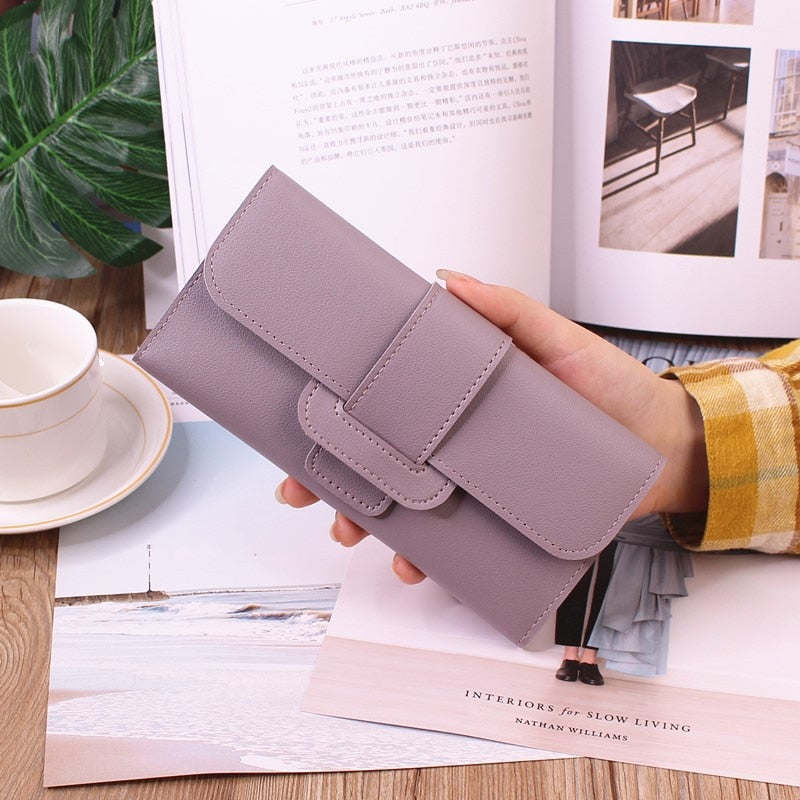 2024 Long Women Wallets Free Name Customized Lady's Fashion Quality PU Female Wallet Photo Women Purse