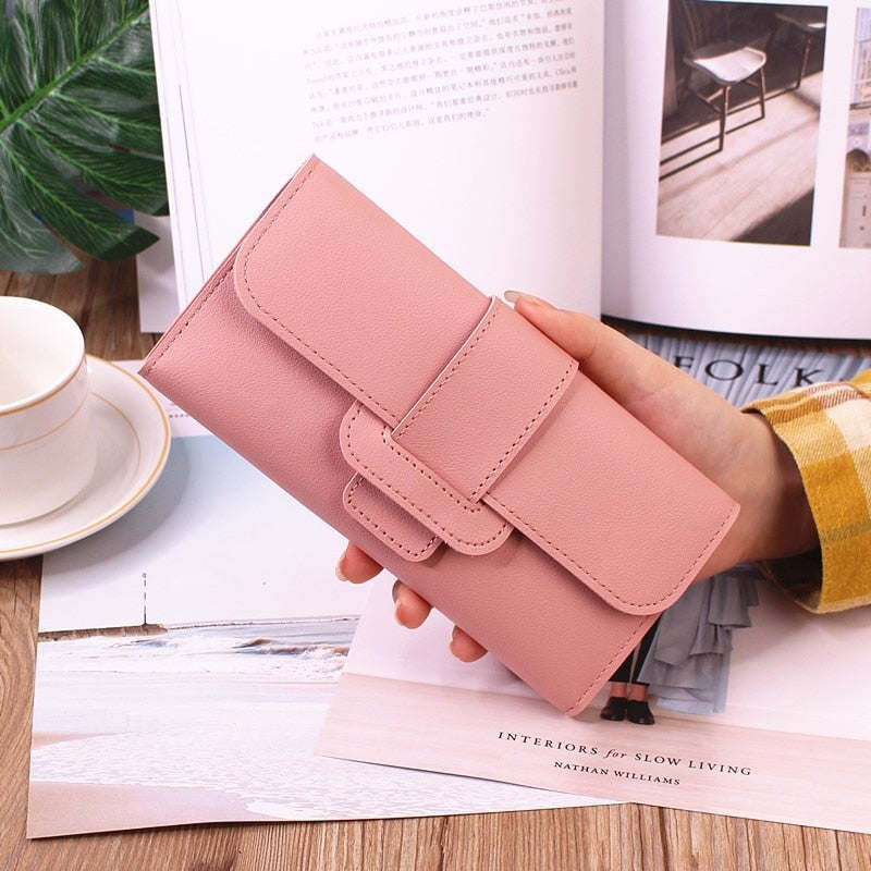 2024 Long Women Wallets Free Name Customized Lady's Fashion Quality PU Female Wallet Photo Women Purse