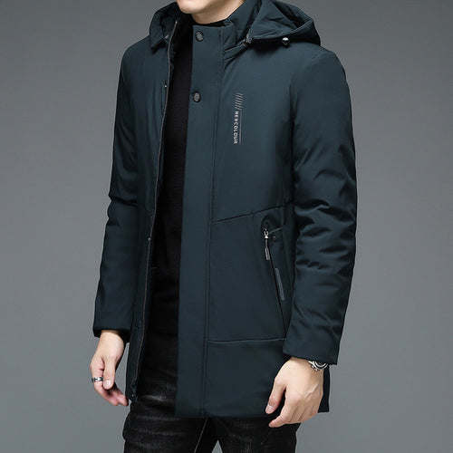 Top Quality Warm Thick Winter New Brand Casual Fashion Mens Parka