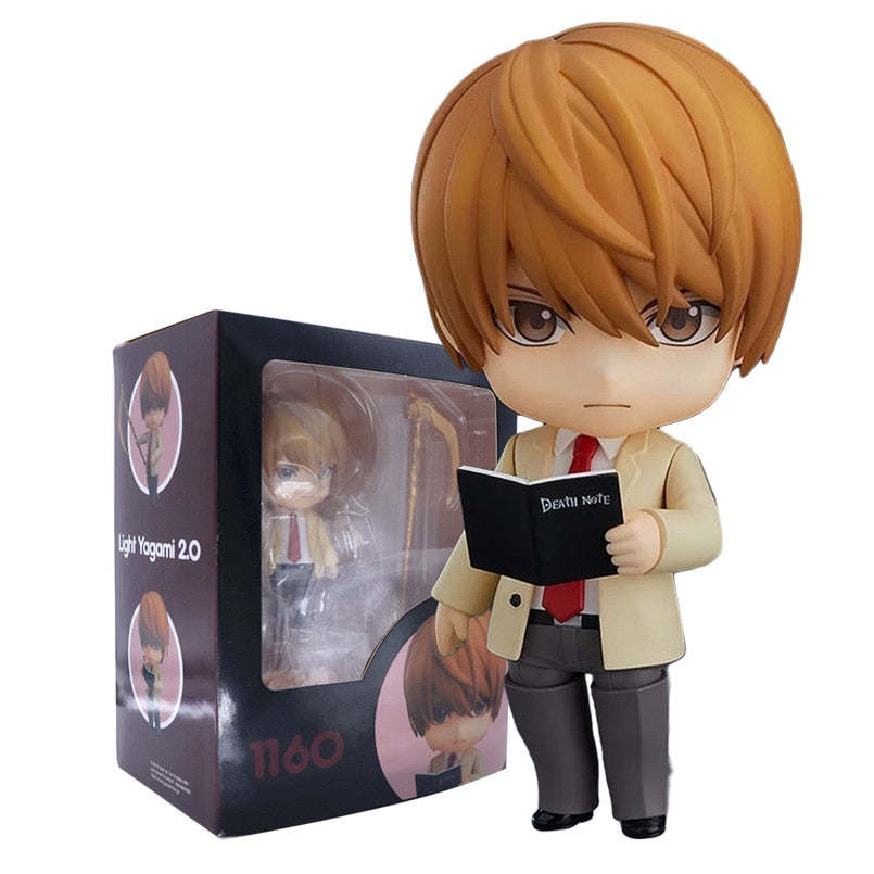 5pcs/set Q Anime DEATH NOTE Figure 1200# L Lawliet Action Figure Death Note 1160# Yagami Light Death Lawliet Figurine