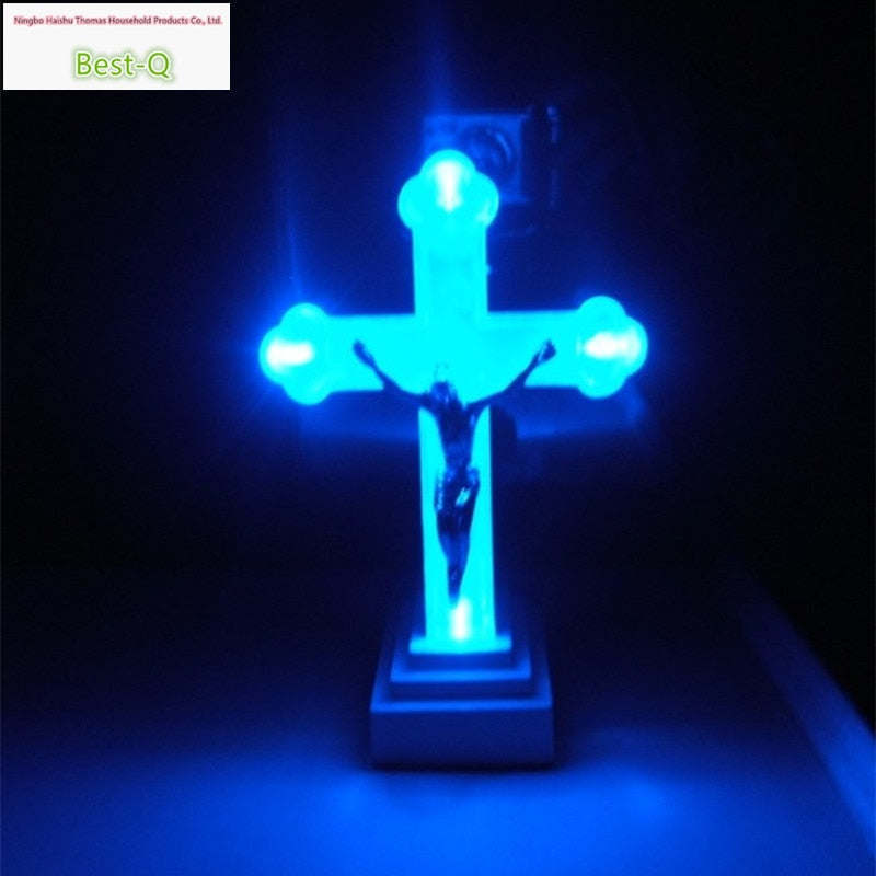 European Home Furnishing church sanctuary lamp night light cross Jesus ornaments gifts jewelry Icon