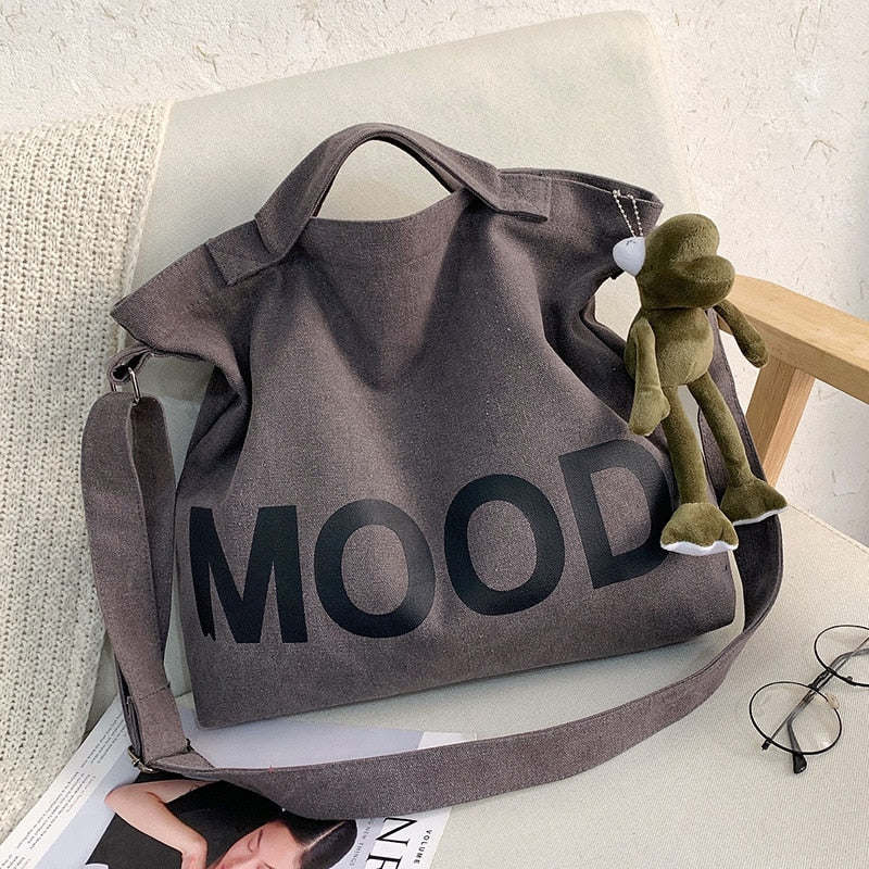 Canvas Bag High Capacity Women Handbags Shoulder Bags Designer Literary Simplicity Totes Bags Women Crossbody Bags Bolso Mujer