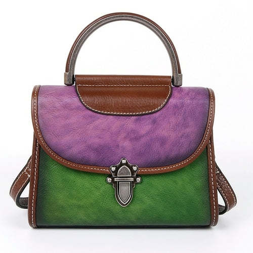 High Quality Real Cowhide Women Messenger Shoulder Tote Bags Female