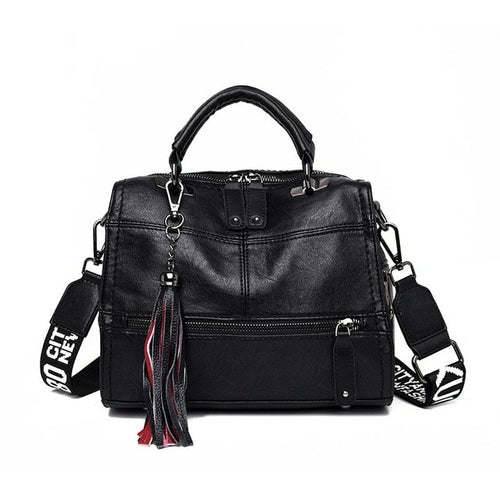 High Quality Leather Tassel Luxury Brand Handbags Women Bags Designer