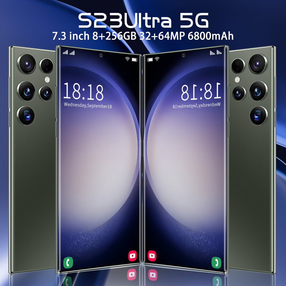 Hot Sale Brand New Android Mobile Phone S23 Ultra5G Dual Nano SIM Version 13.0 US Ready Stock.