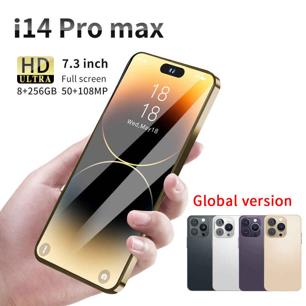 Hot Sale Brand New Smart Mobile Phone i14Pro Max Dual Nano SIM Android Version Ready In Stock