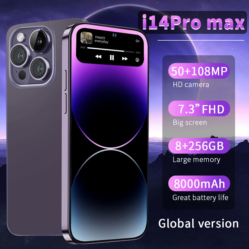 Hot Sale Brand New Smart Mobile Phone i14Pro Max Dual Nano SIM Android Version Ready In Stock