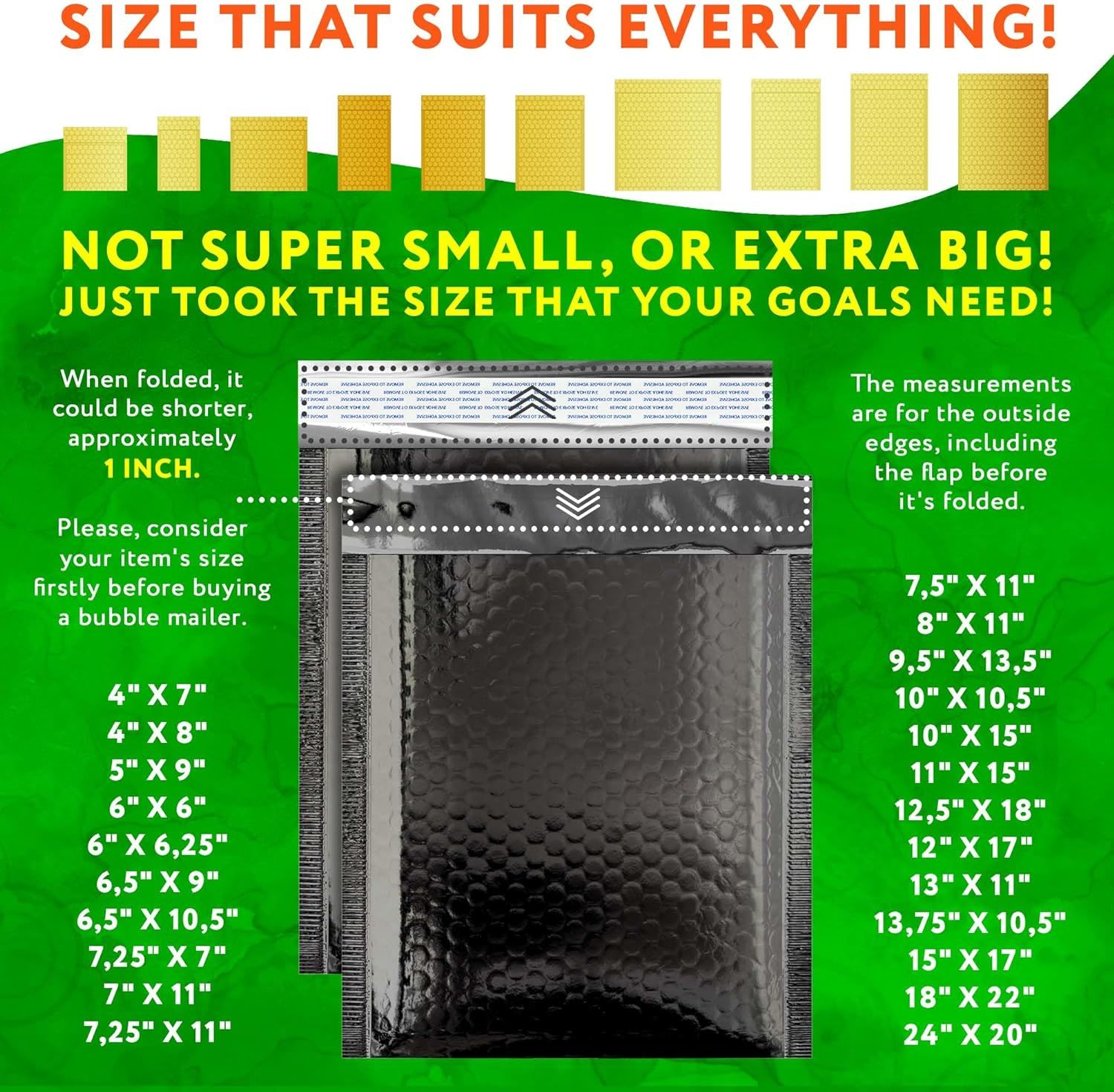 Black Bubble Mailers 4x7, Metallic Padded Envelopes Pack of 600 Cushioned Mailing Envelopes Padded, Self-Seal Bubble Envelopes, Padded Shipping Envelo
