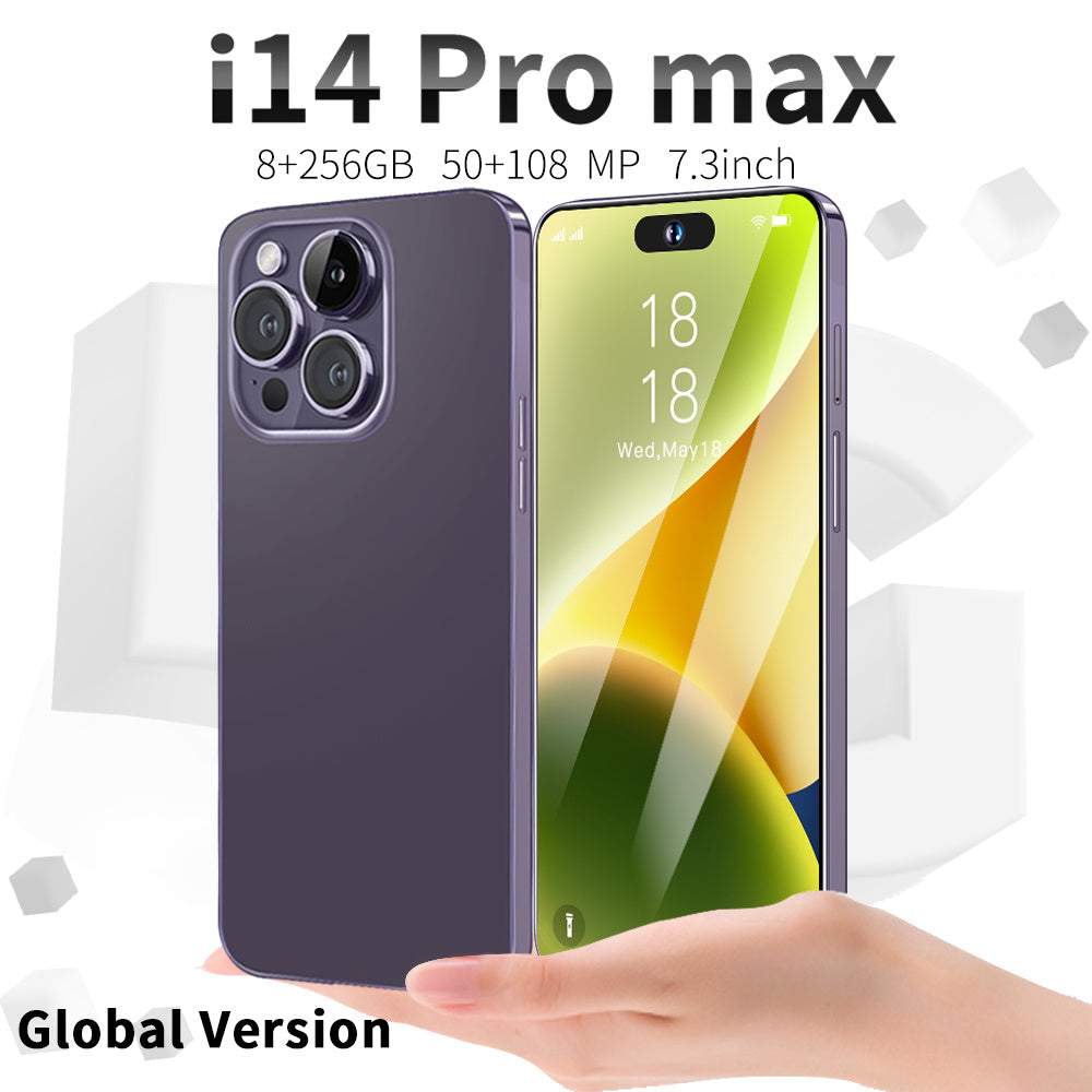 Hot Sale Brand New Smart Mobile Phone i14Pro Max Dual Nano SIM Android Version Ready In Stock