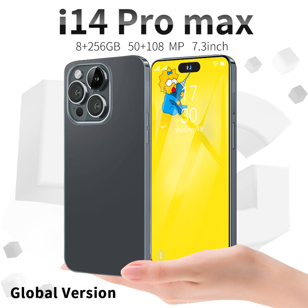 Hot Sale Brand New Smart Mobile Phone i14Pro Max Dual Nano SIM Android Version Ready In Stock