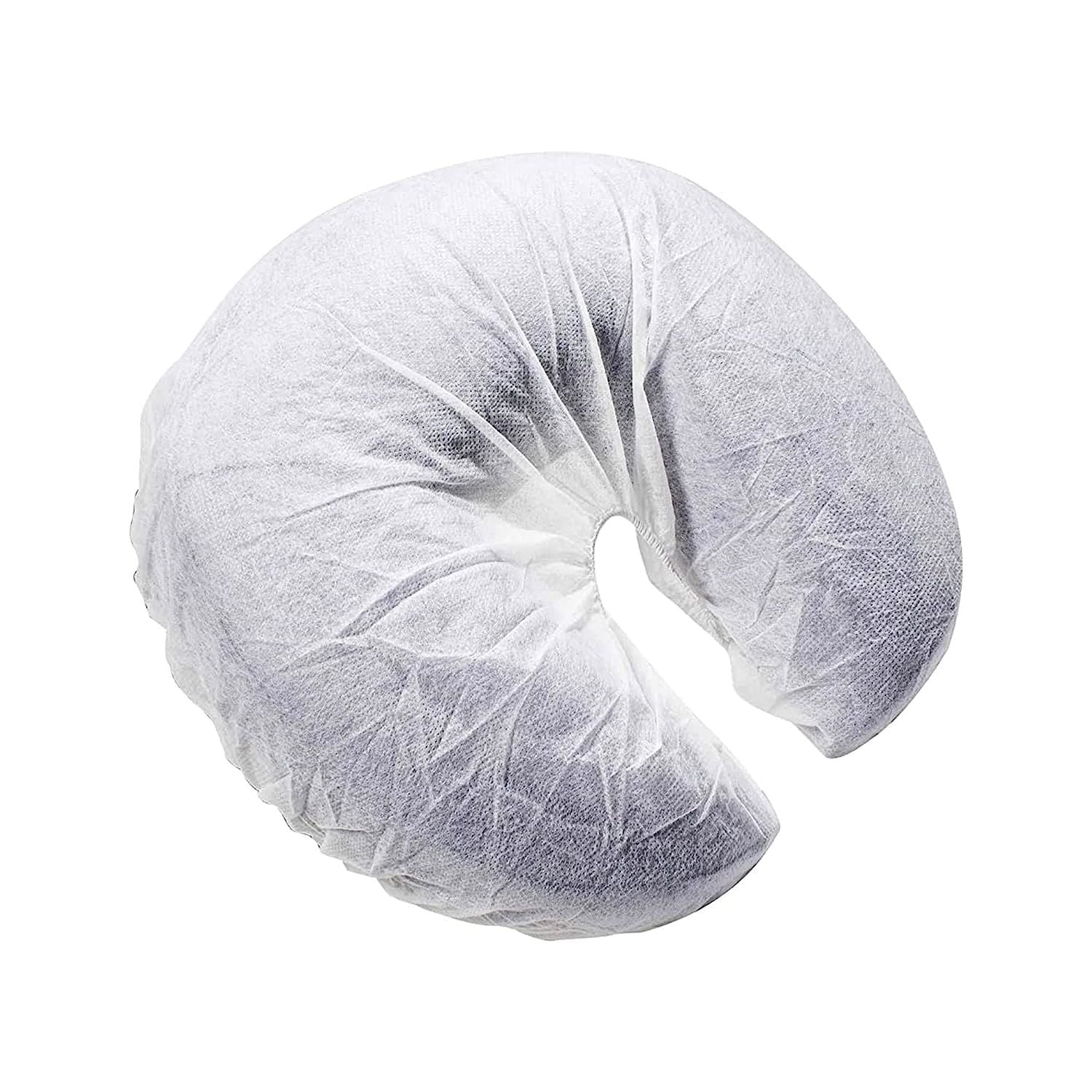 Disposable Face Cradle Covers 13", Pack of 100 Face Cradle for Massage Table, Polypropylene 25 GSM Disposable Massage Face Cradle Cover for Spa, Tattoo Salons