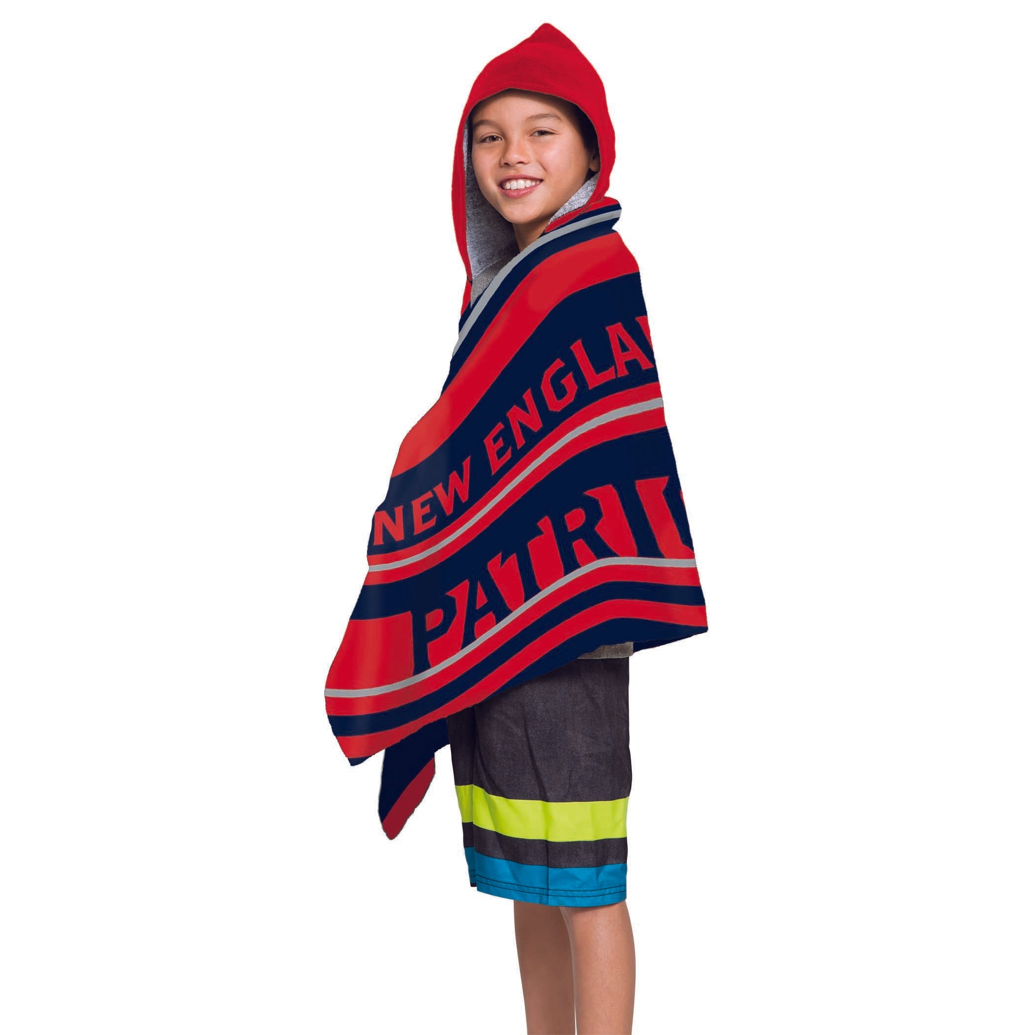 NFL 606 Patriots - Juvy Hooded Towel, 22"X51"