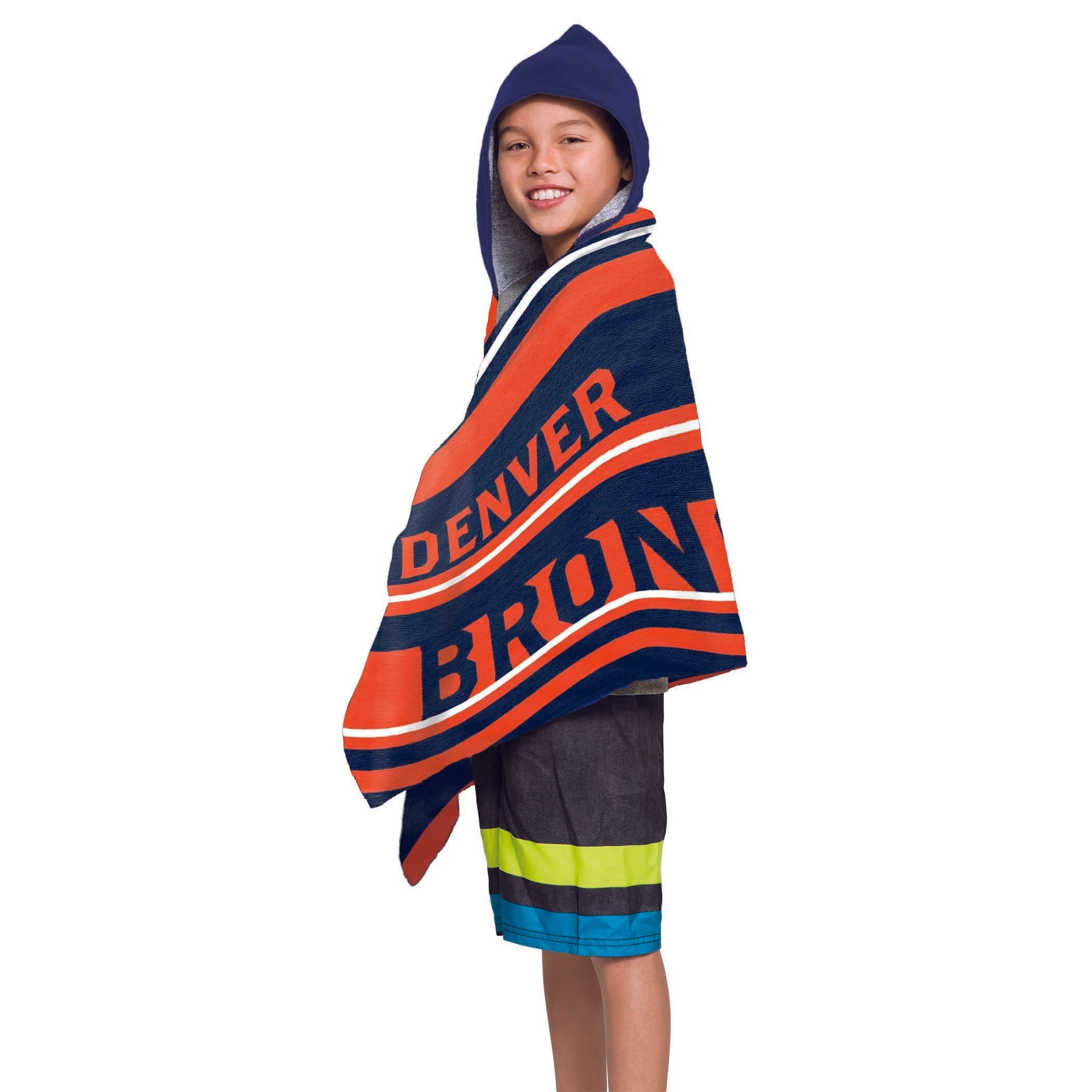 NFL 606 Broncos - Juvy Hooded Towel, 22"X51"