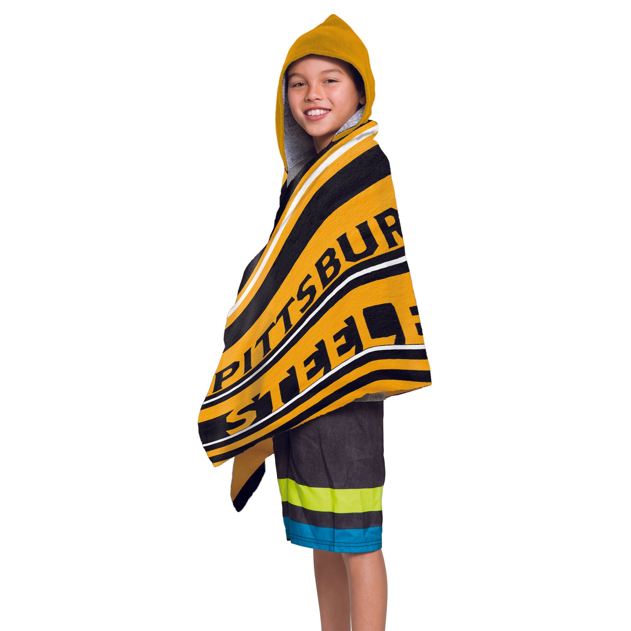 NFL 606 Steelers - Juvy Hooded Towel, 22"X51"