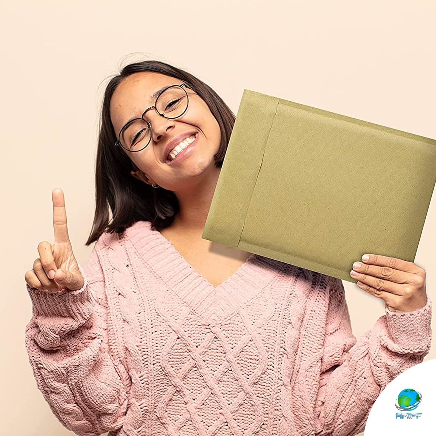 Kraft Bubble Mailer 8.5 x 11 Inch, Pack of 25 Brown Kraft Bubble Mailers with Sturdy Adhesive, Waterproof Padded Mailing Envelopes, Laconic Padded Env
