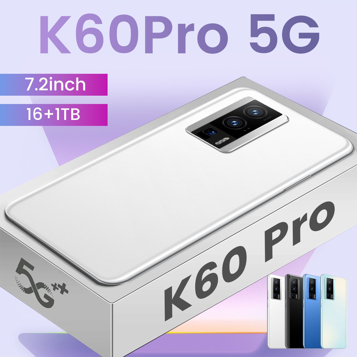 Wholesale Brand New Smart Mobile Phone K60PRO Dual Nano SIM Android Version Ready In Stock