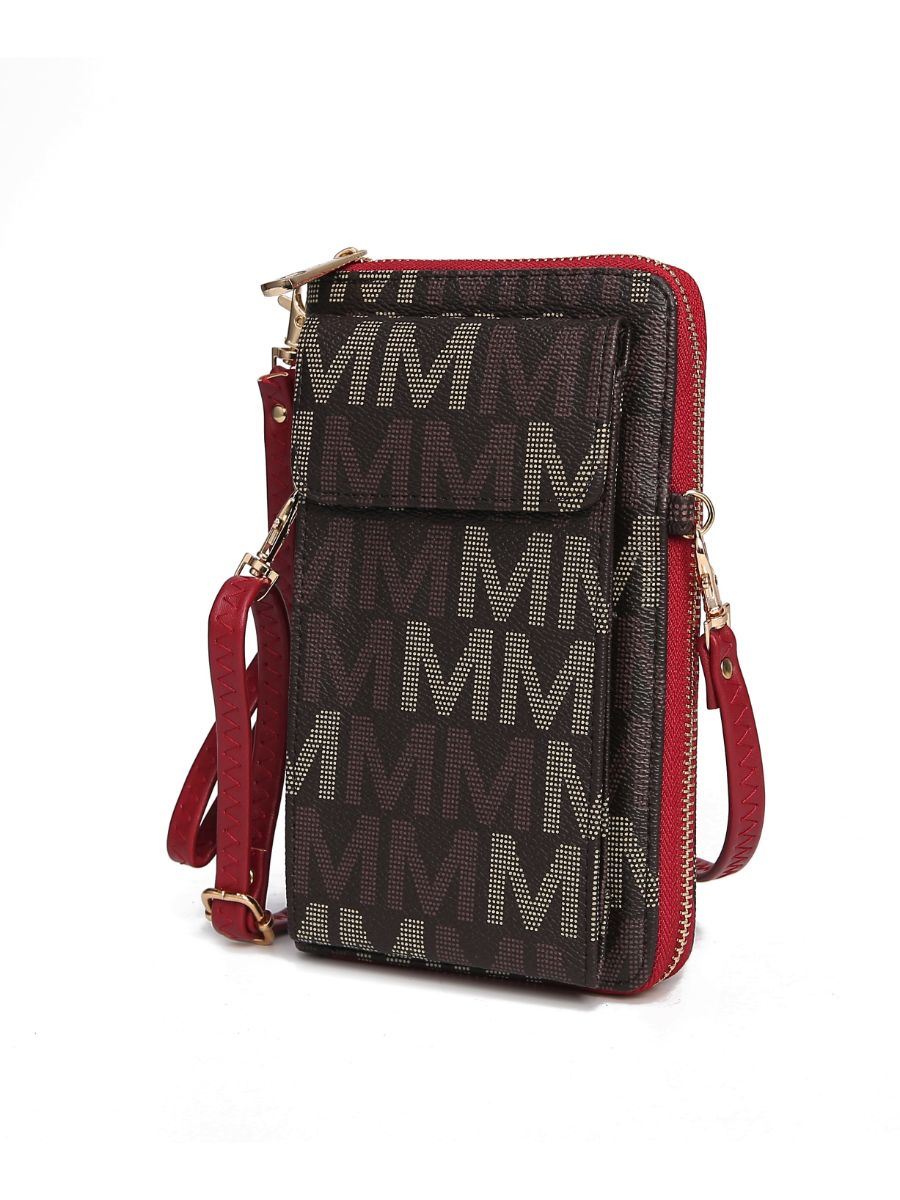 MKF Collection Cossetta two in one Cell Phone Crossbody Wristlet by Mia k