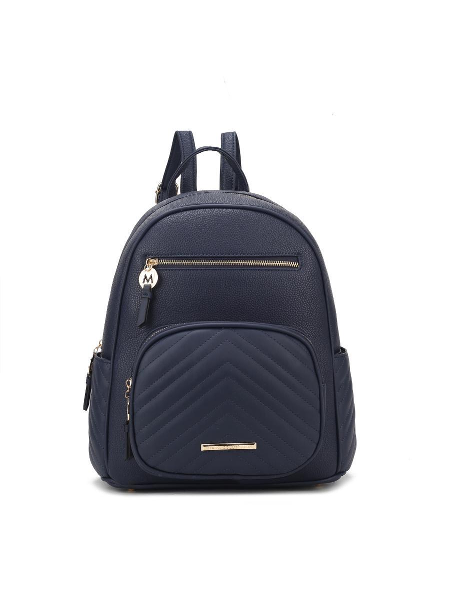 MKF Collection Romana Vegan Leather Women Backpack by Mia k