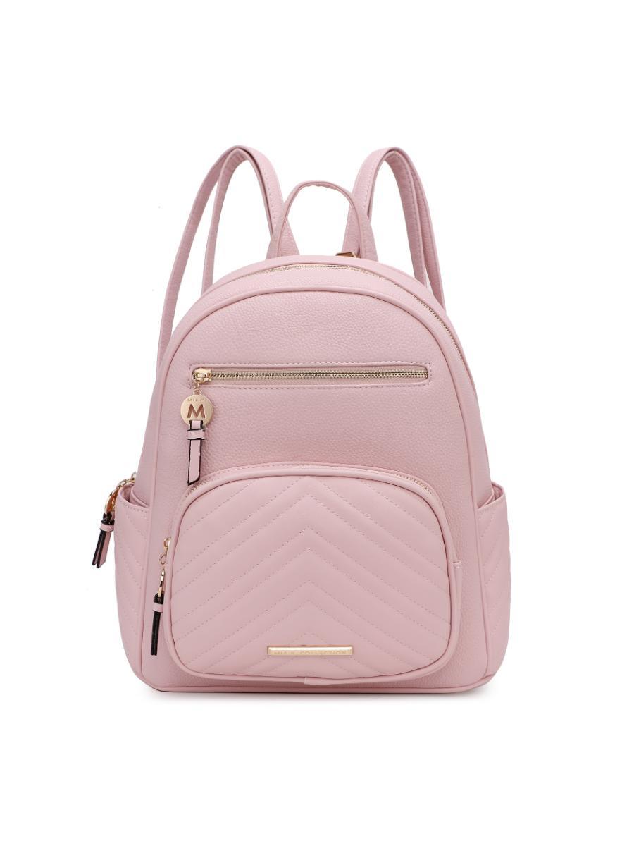 MKF Collection Romana Vegan Leather Women Backpack by Mia k