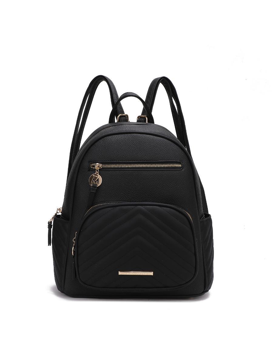 MKF Collection Romana Vegan Leather Women Backpack by Mia k