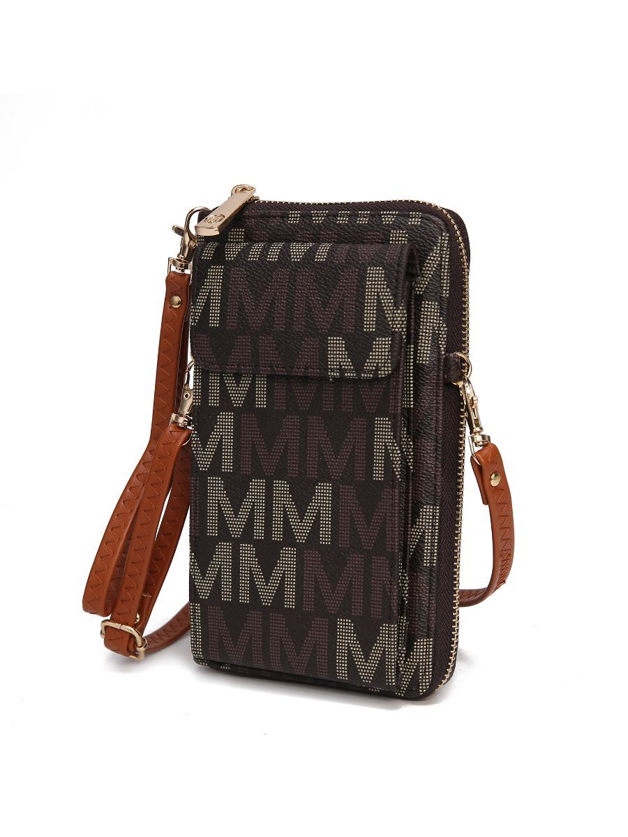 MKF Collection Cossetta two in one Cell Phone Crossbody Wristlet by Mia k