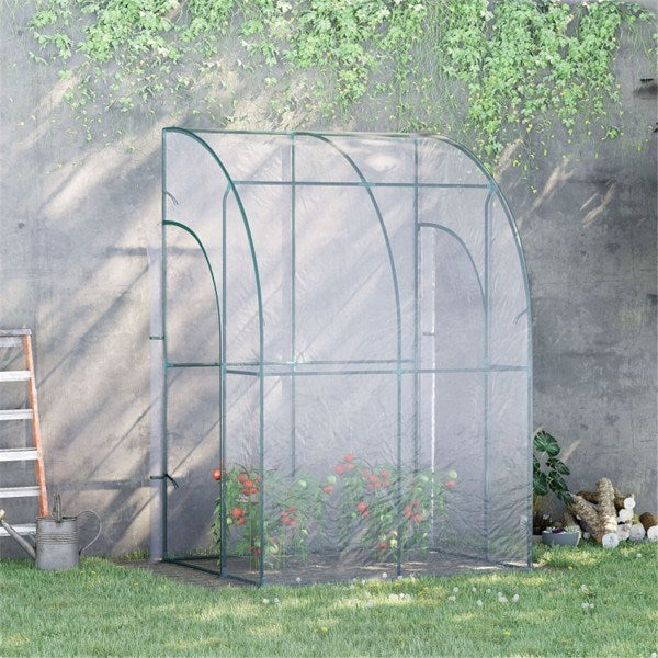 Walk-in Greenhouse-Green and Clear