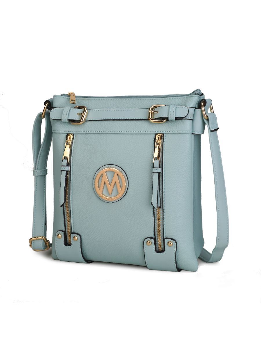 MKF Collection Lilian Vegan Leather Women Crossbody Bag by Mia k