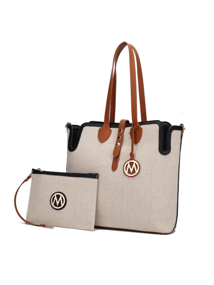 MKF Collection Xenia Circular Print Tote Bag With Wallet by Mia k