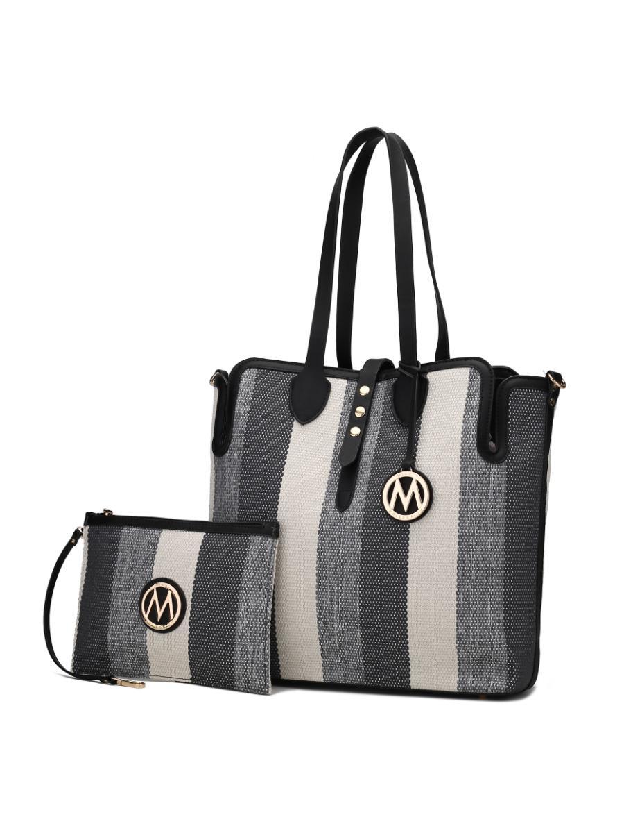 MKF Collection Xenia Circular Print Tote Bag With Wallet by Mia k