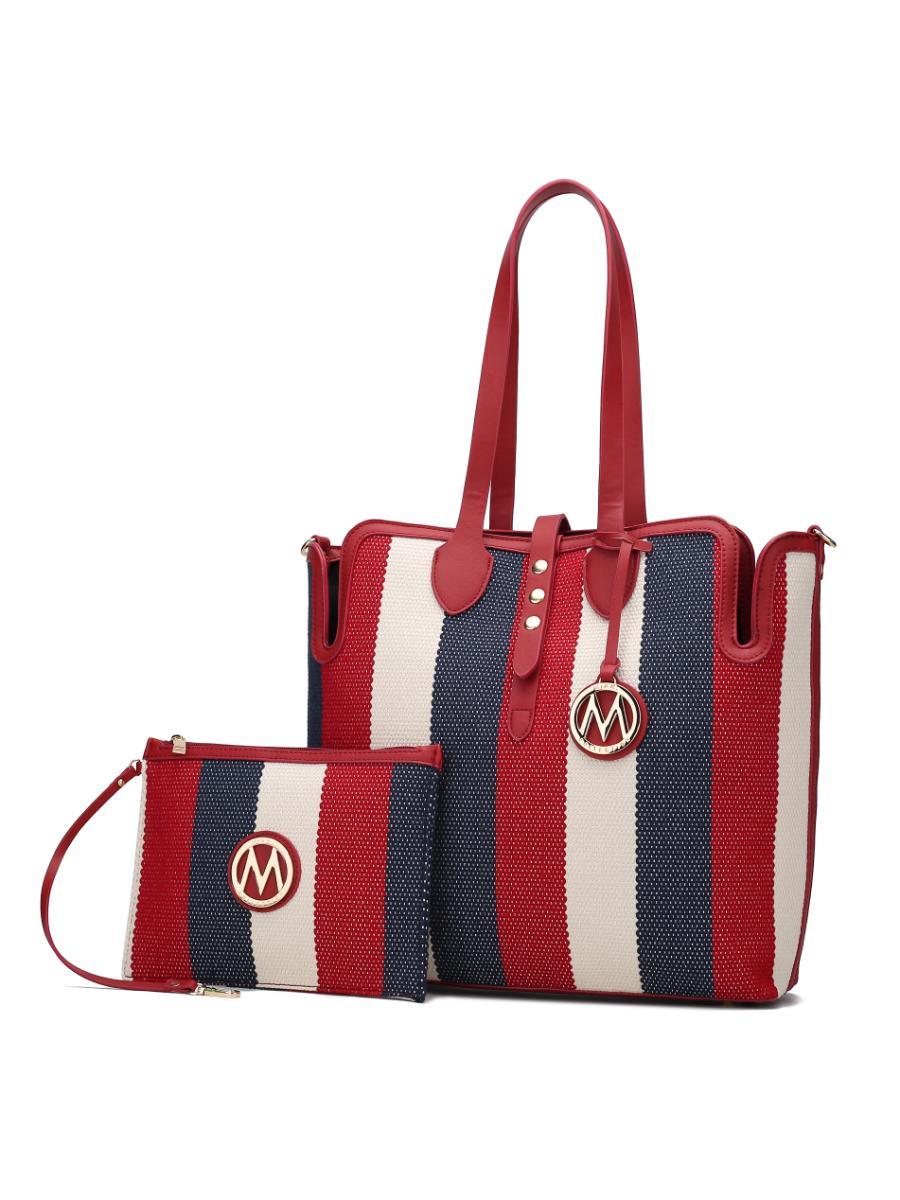 MKF Collection Xenia Circular Print Tote Bag With Wallet by Mia k