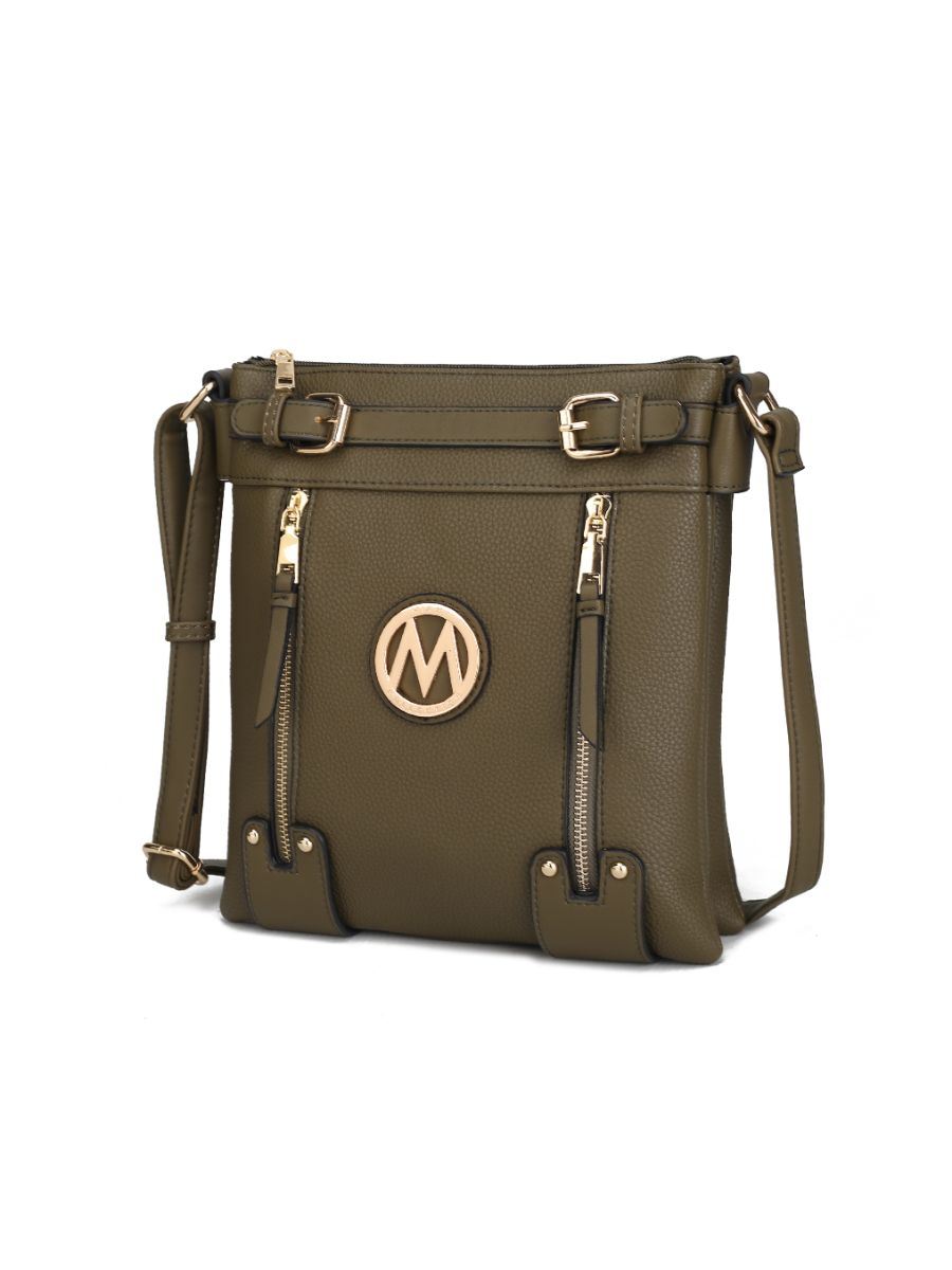 MKF Collection Lilian Vegan Leather Women Crossbody Bag by Mia k