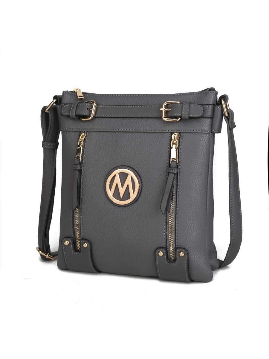 MKF Collection Lilian Vegan Leather Women Crossbody Bag by Mia k